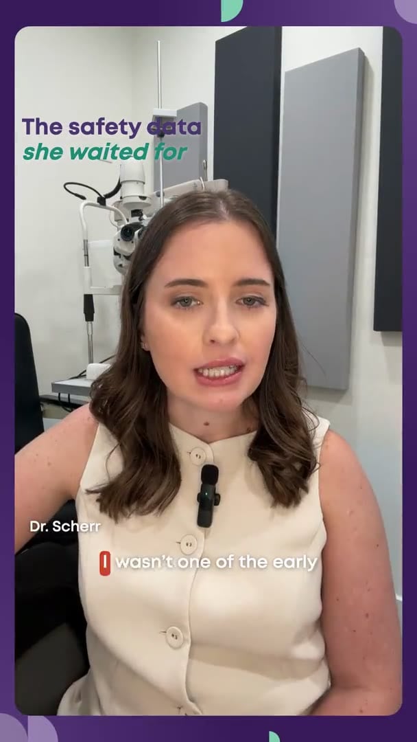 The safety data she waited for